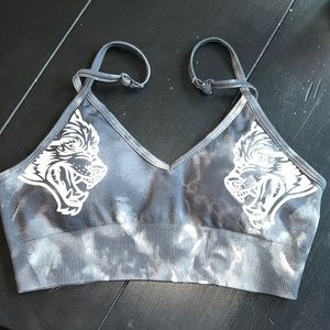 Darc sport everson seamless sports bra black marble